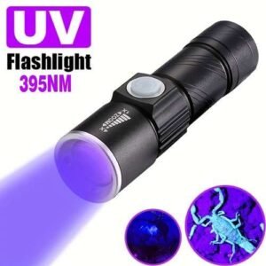 Eis 395NM UV Light Torch 12 LEDs UV Portable Flashlight