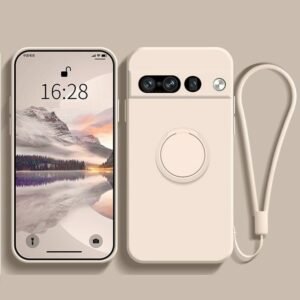 VELTREO International Magnetic Ring Stand Phone Case with Strap