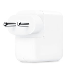 USB Type-C fast charging wall charger with EU 2-pin plug for smartphones, tablets, wireless earbuds, and other USB-C devices.