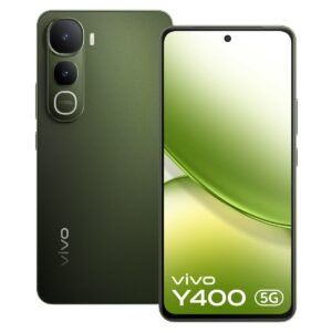 Front and back view of a vivo Y400 Series smartphone.